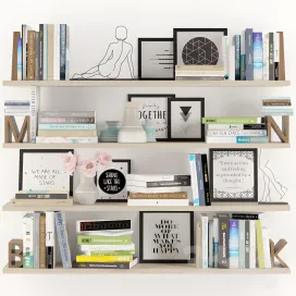 Bookshelf decoration 2